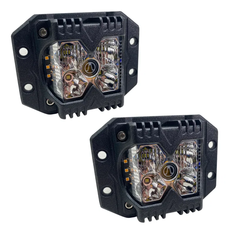 RS02FMC – RACESPORT LT Driving/ Fog Light, LED Bulb 40 Watt Bulbs At 12 Volt DC To 24 Volt DC Voltage Combo Beam 3500...